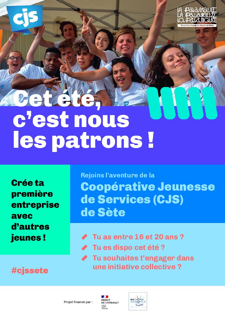 Une expérience qui fera la différence! Participez à la Coopérative de jeunesse et de service (CJS) de cet été!